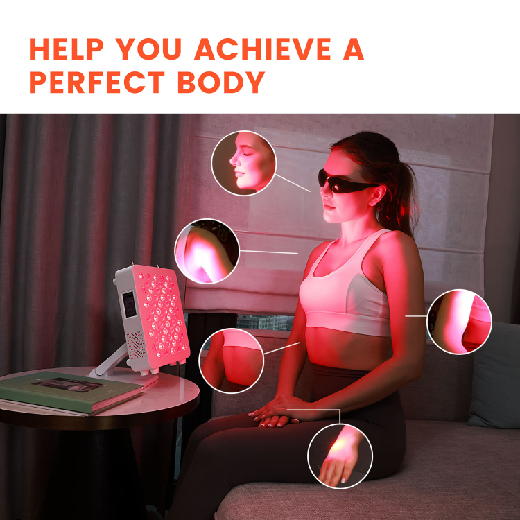 Painel de Terapia de Luz Vermelha de Mesa para Uso Doméstico e Cuidados com a Pele