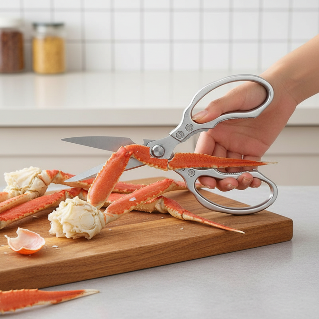Gunting Dapur Keluli Tahan Karat Jepun ZenForge Untuk Setiap Tugas
