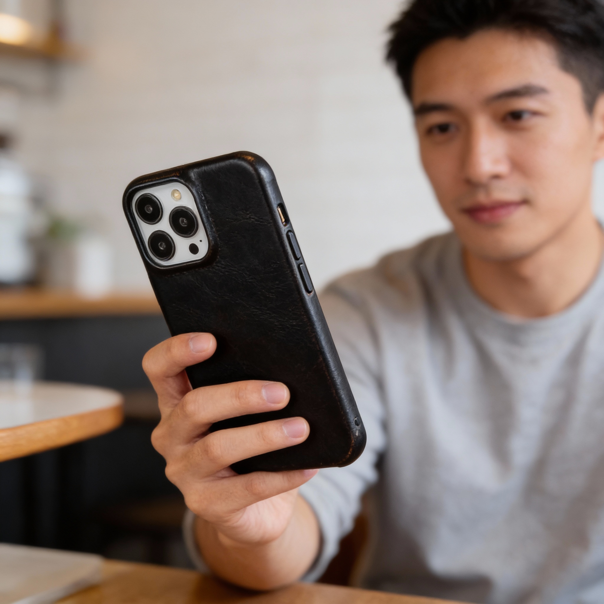 NovaGuard 高级油蜡真皮 iPhone 手机壳