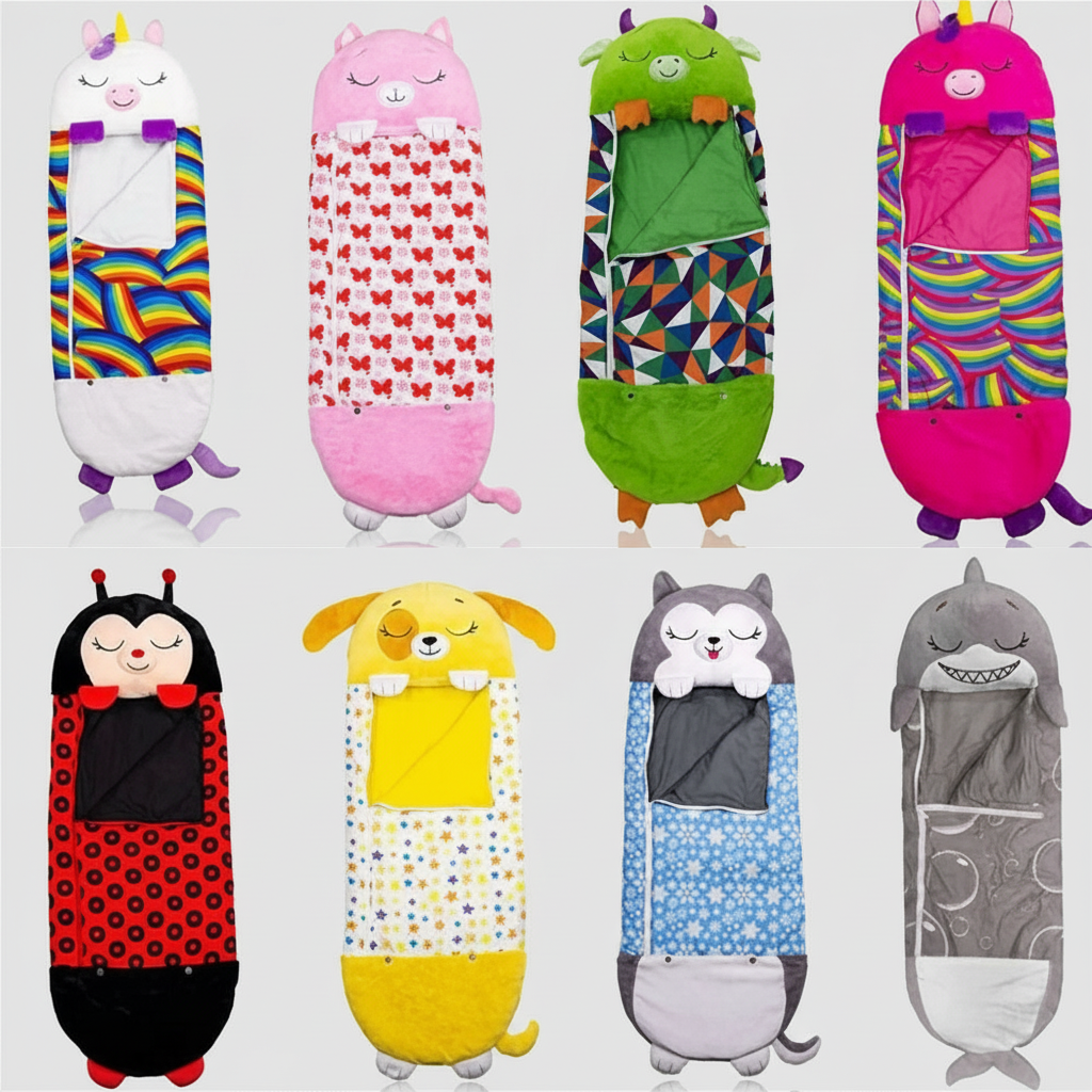 Sacco a pelo pieghevole per bambini a forma di animale WhimsyNest
