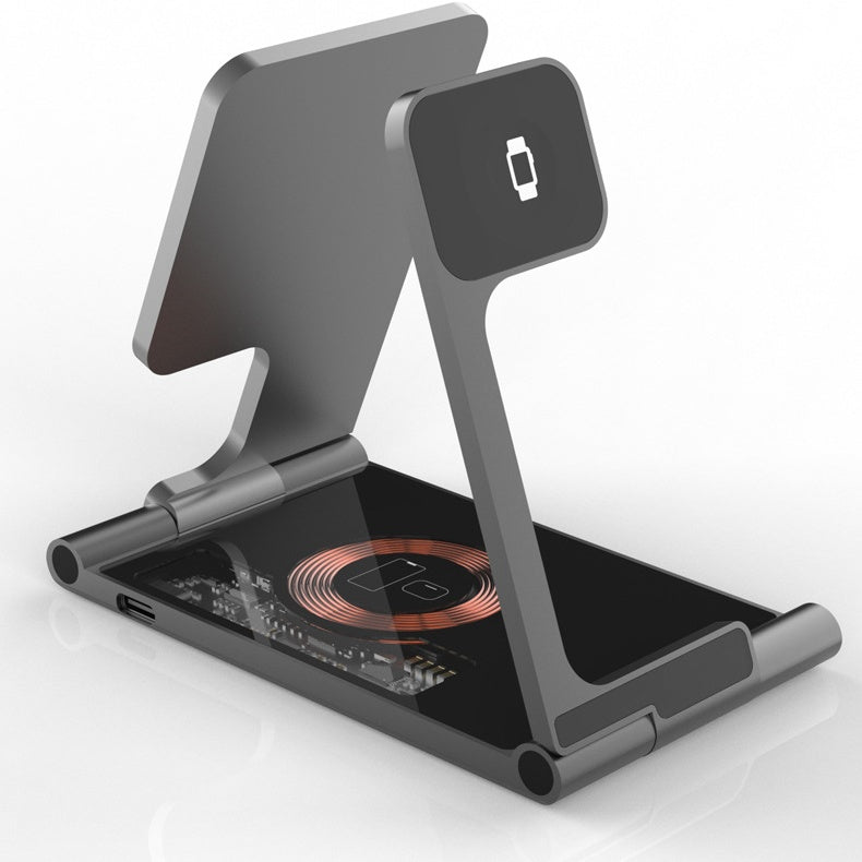 T25-3v1 Bezdrátová nabíjecí stanice pro hodinky Apple a iPhone
