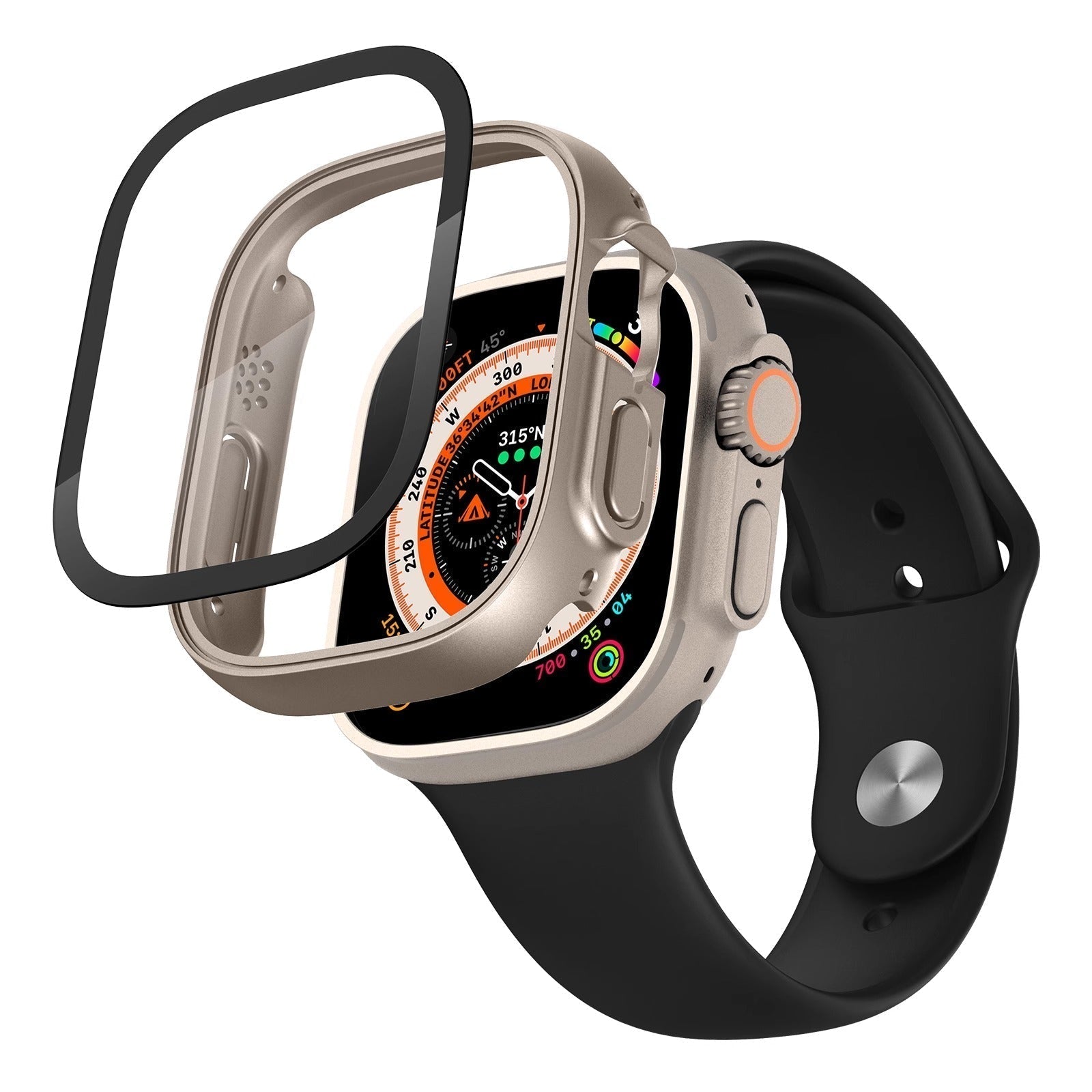 מגן מסך מזכוכית למארז לשעון אפל אולטרה