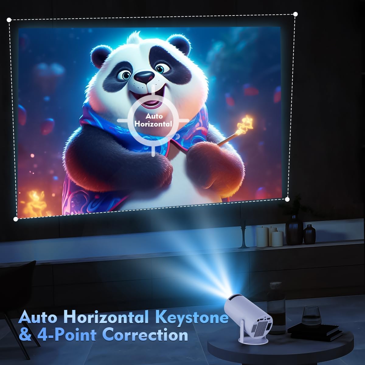 Projecteur Mini 4K LumaForge Votre Cinéma Maison Portable