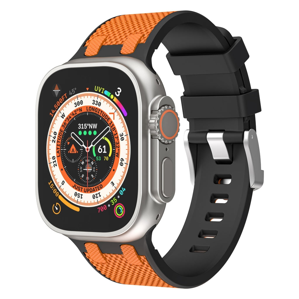 AP siliconen band met dubbele kleurmatching voor Apple Watch