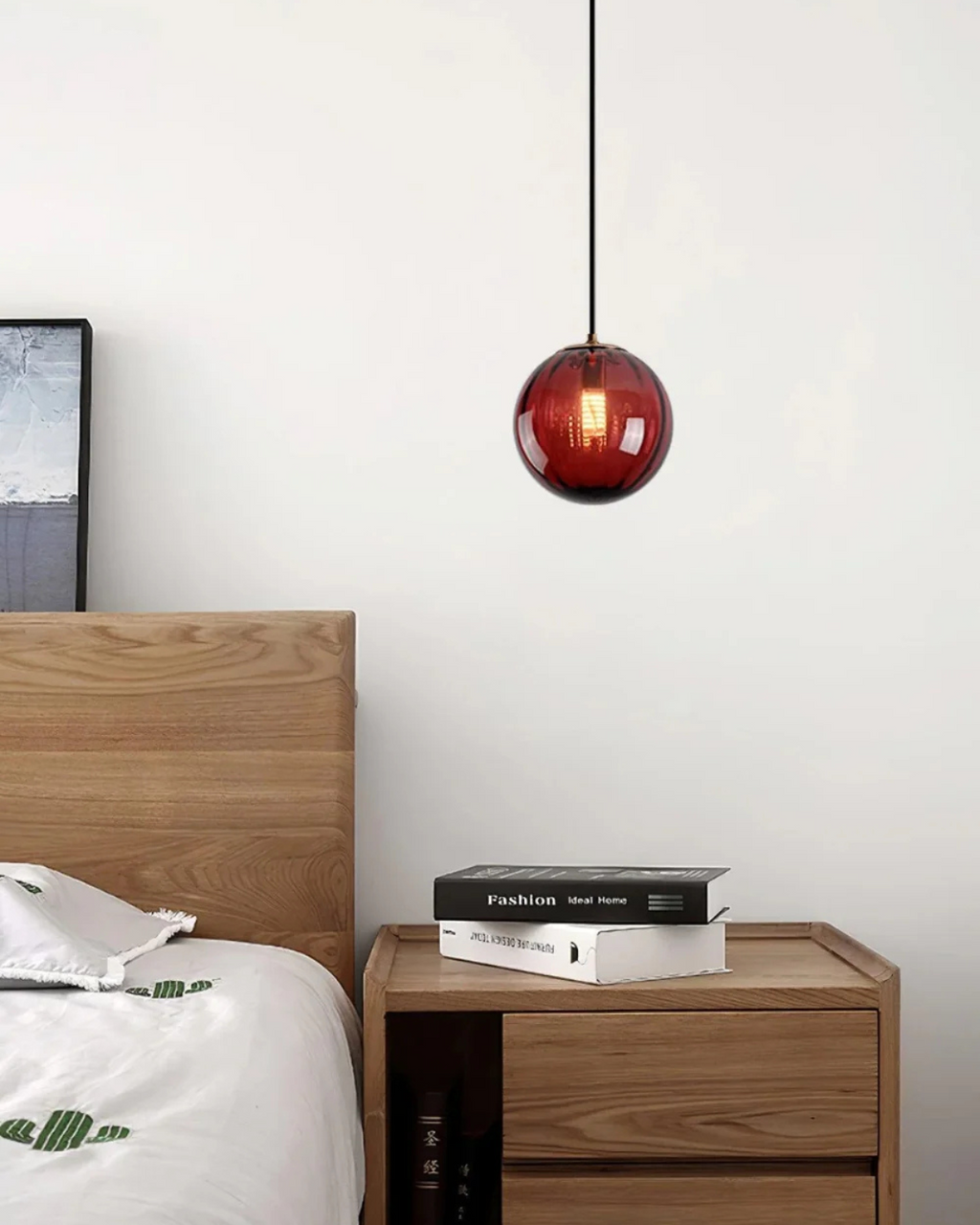 ثريا سقف زجاجية لون كهرماني من لومينارا | أورنتلي