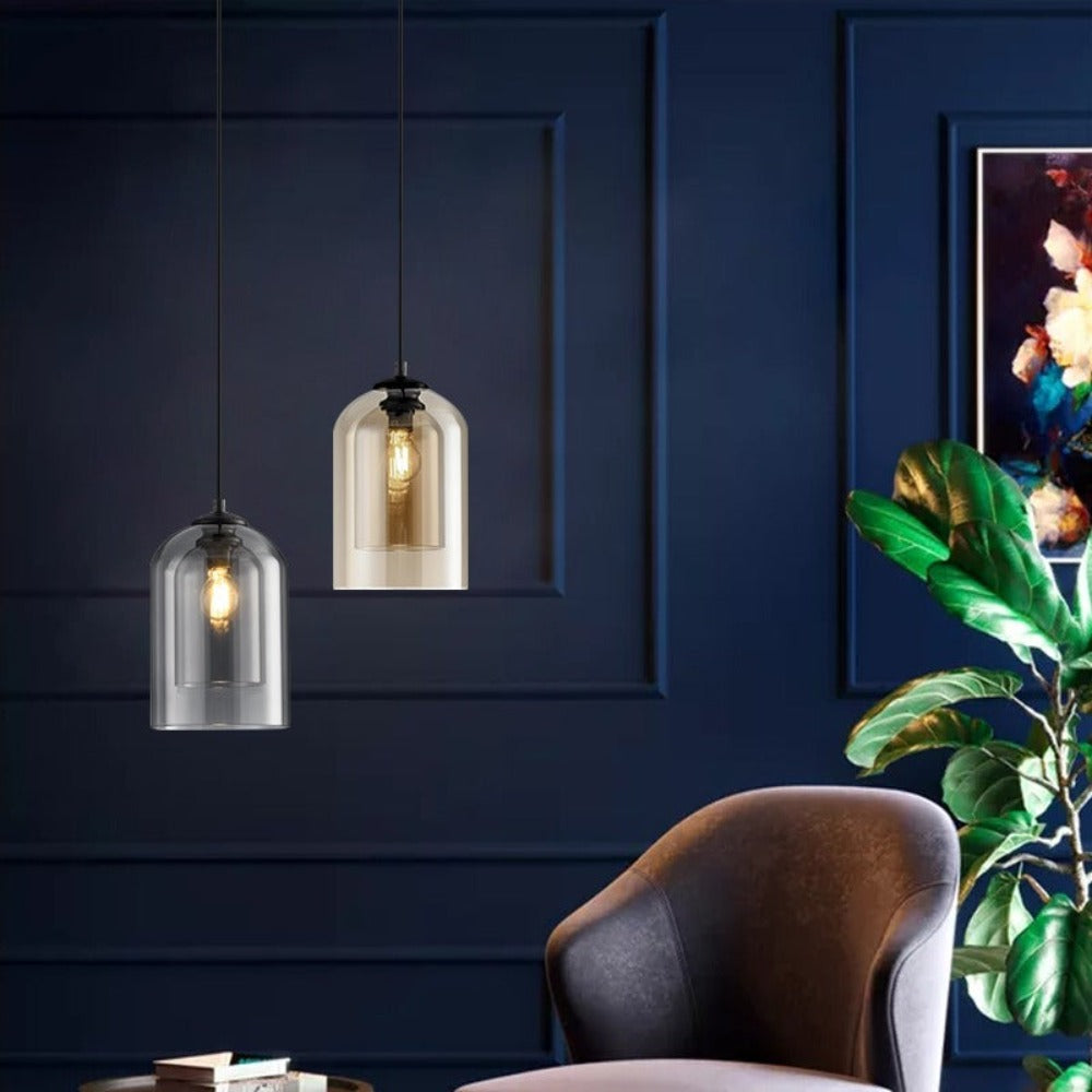 LumaBreeze | Minimalistisk glaspendellampa | Orntli