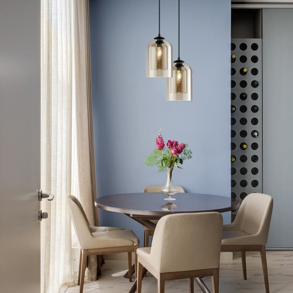 LumaBreeze | Minimalistisk glaspendellampa | Orntli