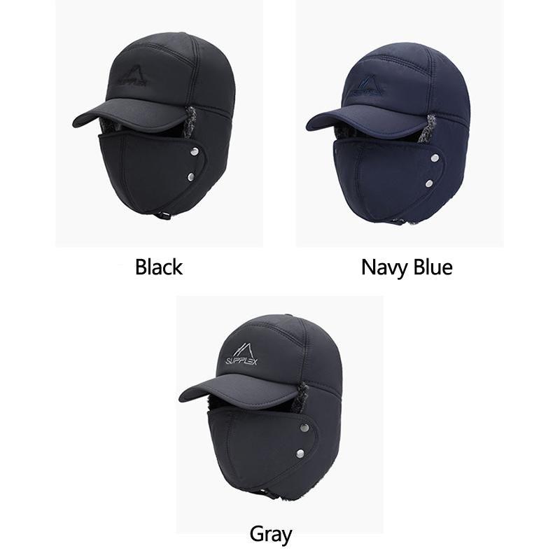 NorthPeak supervarm vindtæt hat med øreklapmaske