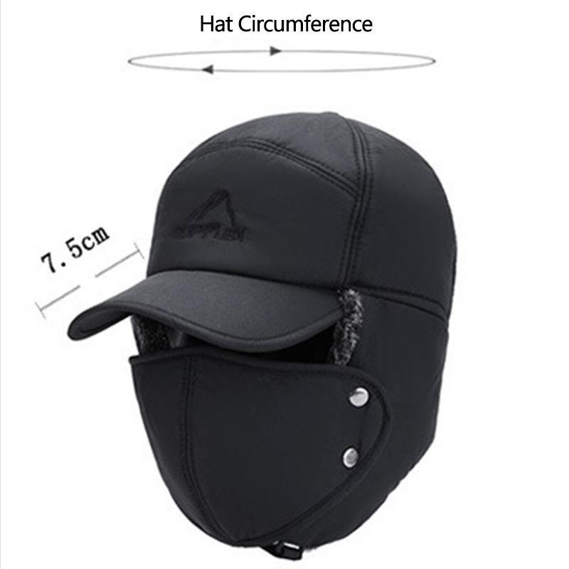 NorthPeak supervarm vindtæt hat med øreklapmaske