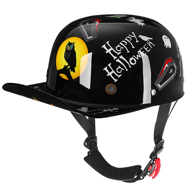 baseball cap motorcycle helmet dot approved Baseball Cap Motorcycle Helmet