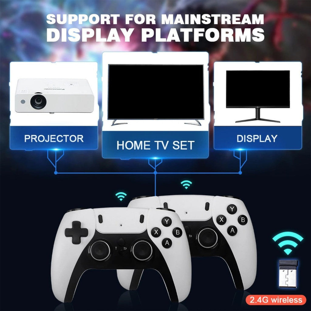 Bežična retro igraća konzola: više od 40.000 igara i 4K HDMI povezivost, 2.4G kontroler