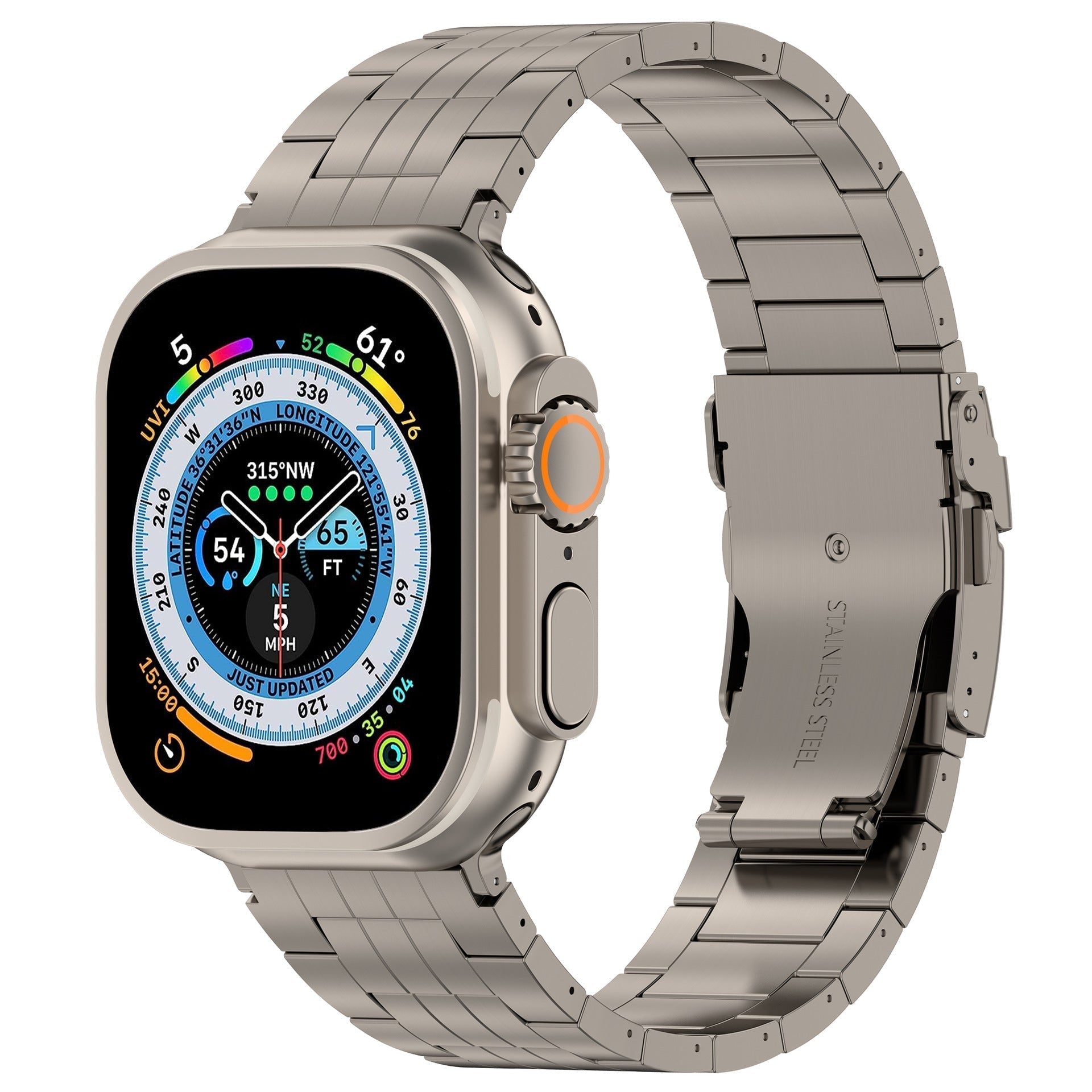 Anilha de Titânio para Apple Watch - Superior