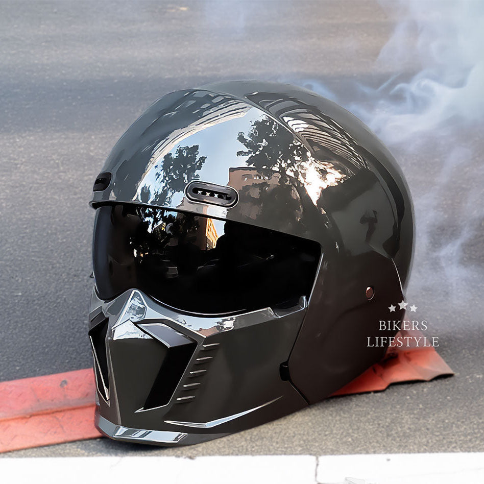 レトロクラシックバイクヘルメット DOTおよびECE認証 タイムレスな