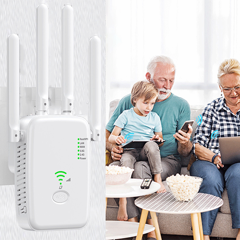 AeroWave Förbättrad WiFi-förstärkare för Snabbare Hastigheter och Mindre Signalförlust