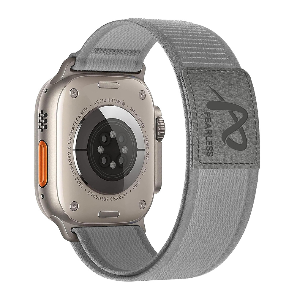 Kožený štítek Trail Loop nylonový pásek pro Apple Watch