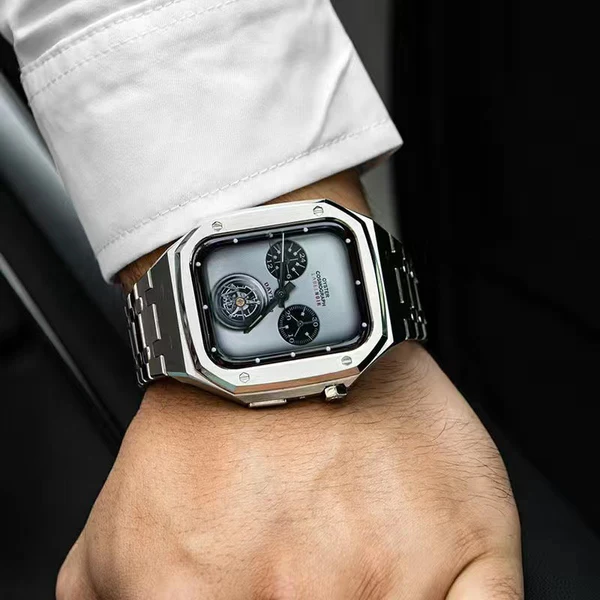 AP Poleret Metal Apple Watch Etuier Sæt