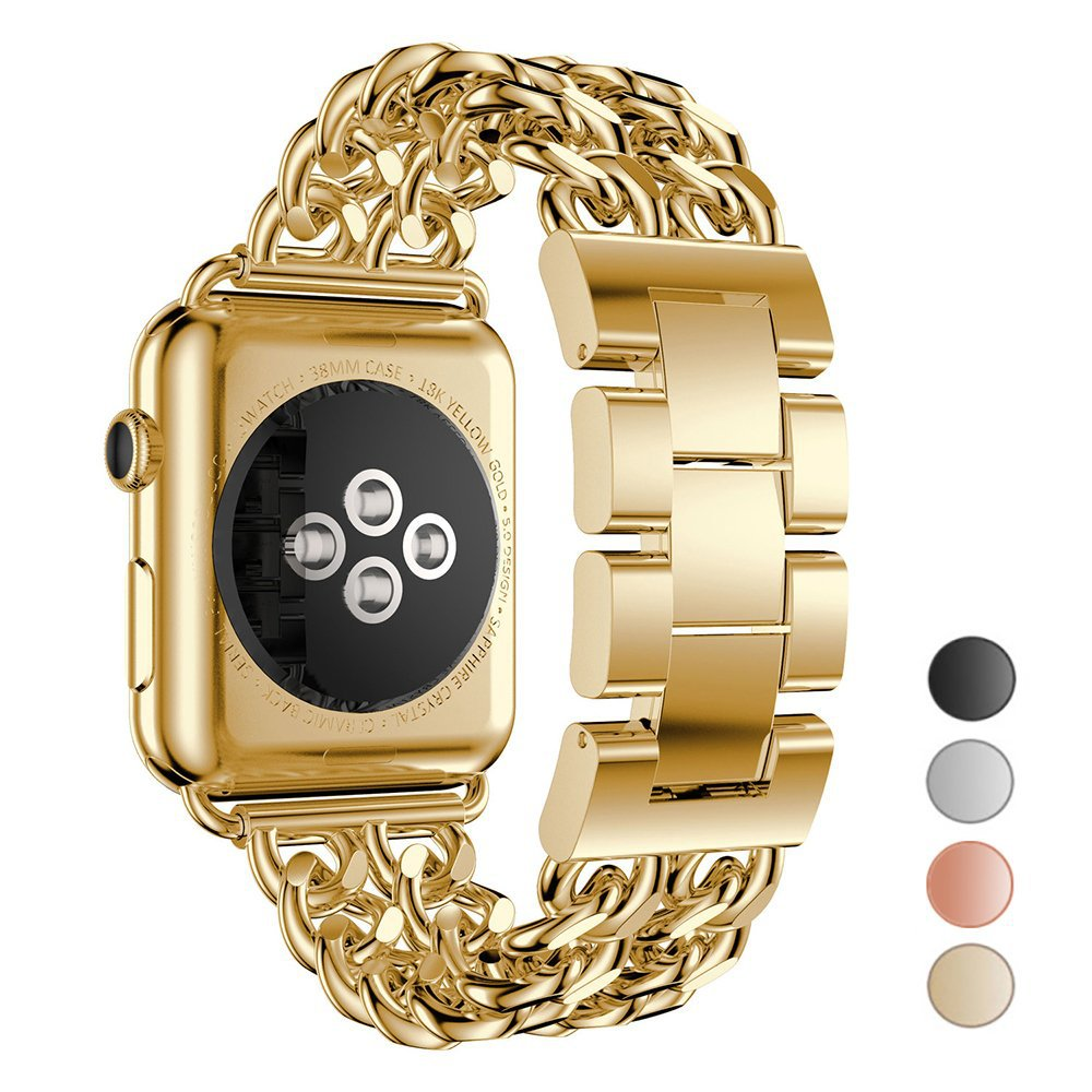 Çift Zincirli Apple Watch Kayışı