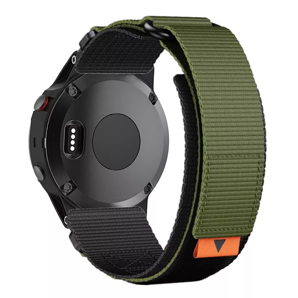 Correa de reloj táctica de nailon adecuada para Garmin Tactix Fenix 8 7 7X 6 6X