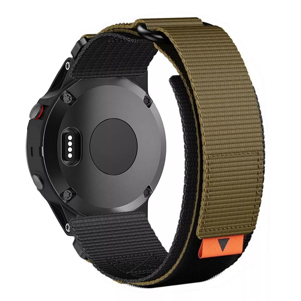 Correa de reloj táctica de nailon adecuada para Garmin Tactix Fenix 8 7 7X 6 6X