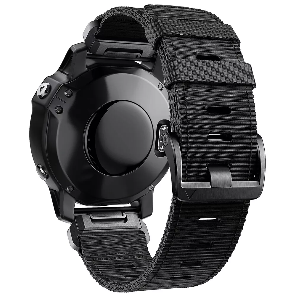 战术户外尼龙表带 适用于佳明 Fenix 6X 6 专业版 8 7 7X 5 5X Plus