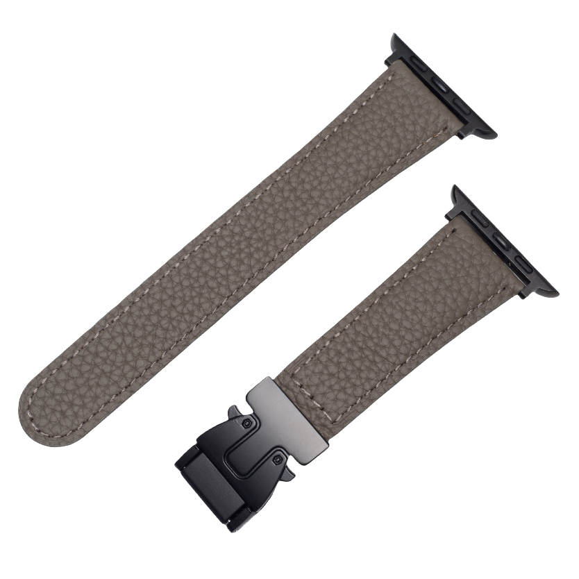 Curea din piele cu cataramă magnetică pentru Apple Watch
