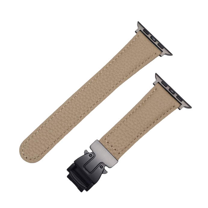 Curea din piele cu cataramă magnetică pentru Apple Watch