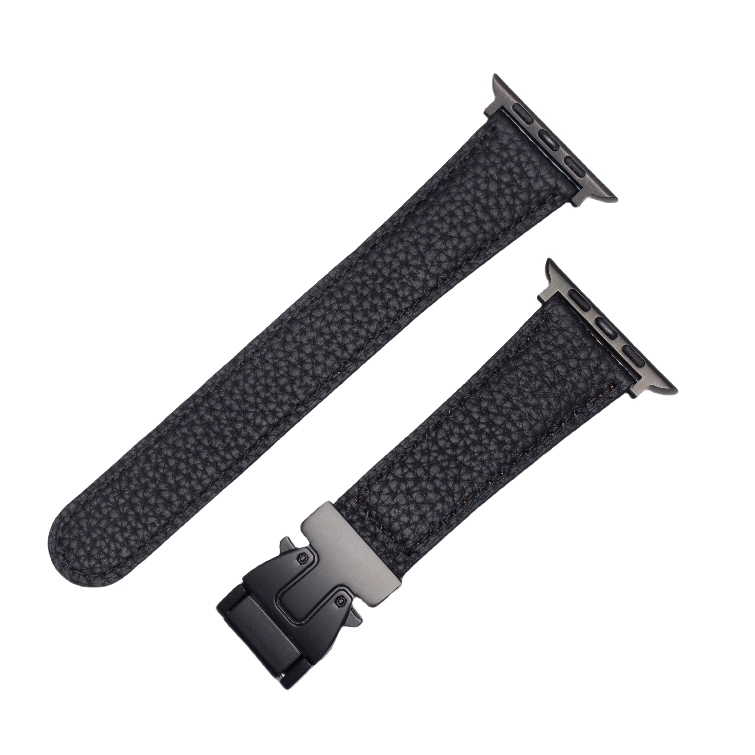 Curea din piele cu cataramă magnetică pentru Apple Watch