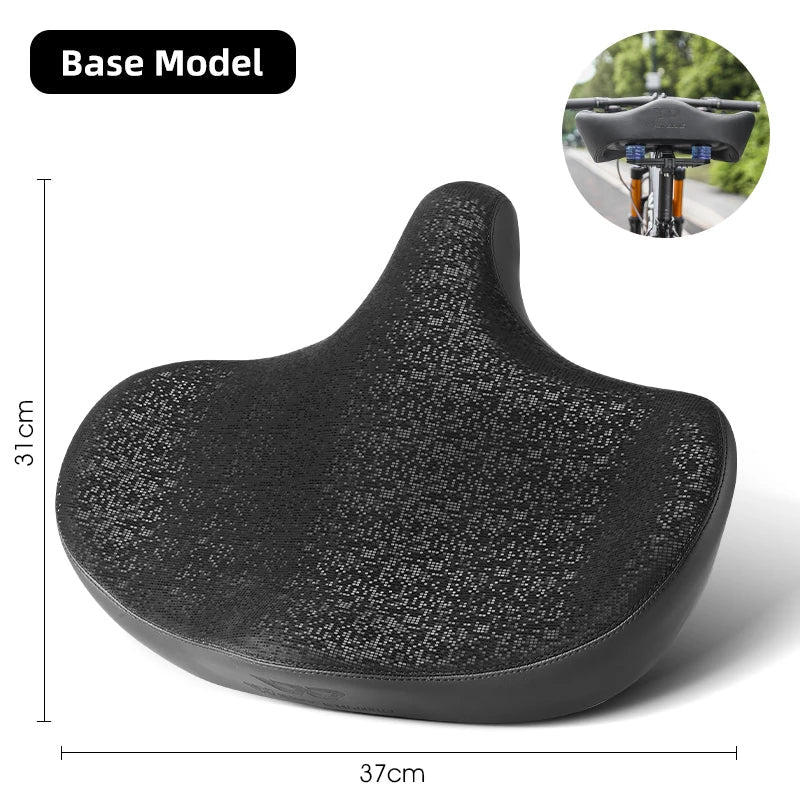Breiter Ergonomischer Sattel für Mountainbike, E-Bike und Stadtrad Komfort