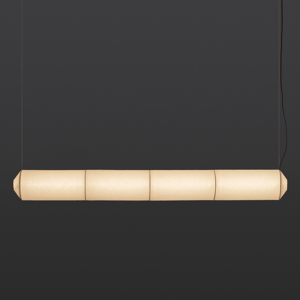 Citheis Modern Minimalist Natural Mulberry Silk Metal Pendant Lamp - Lamp Outdoor