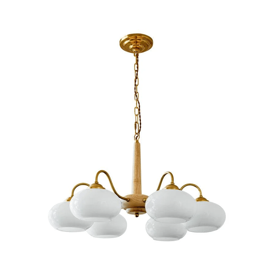 Persimmon Toned Hanging Ceiling Chandelier