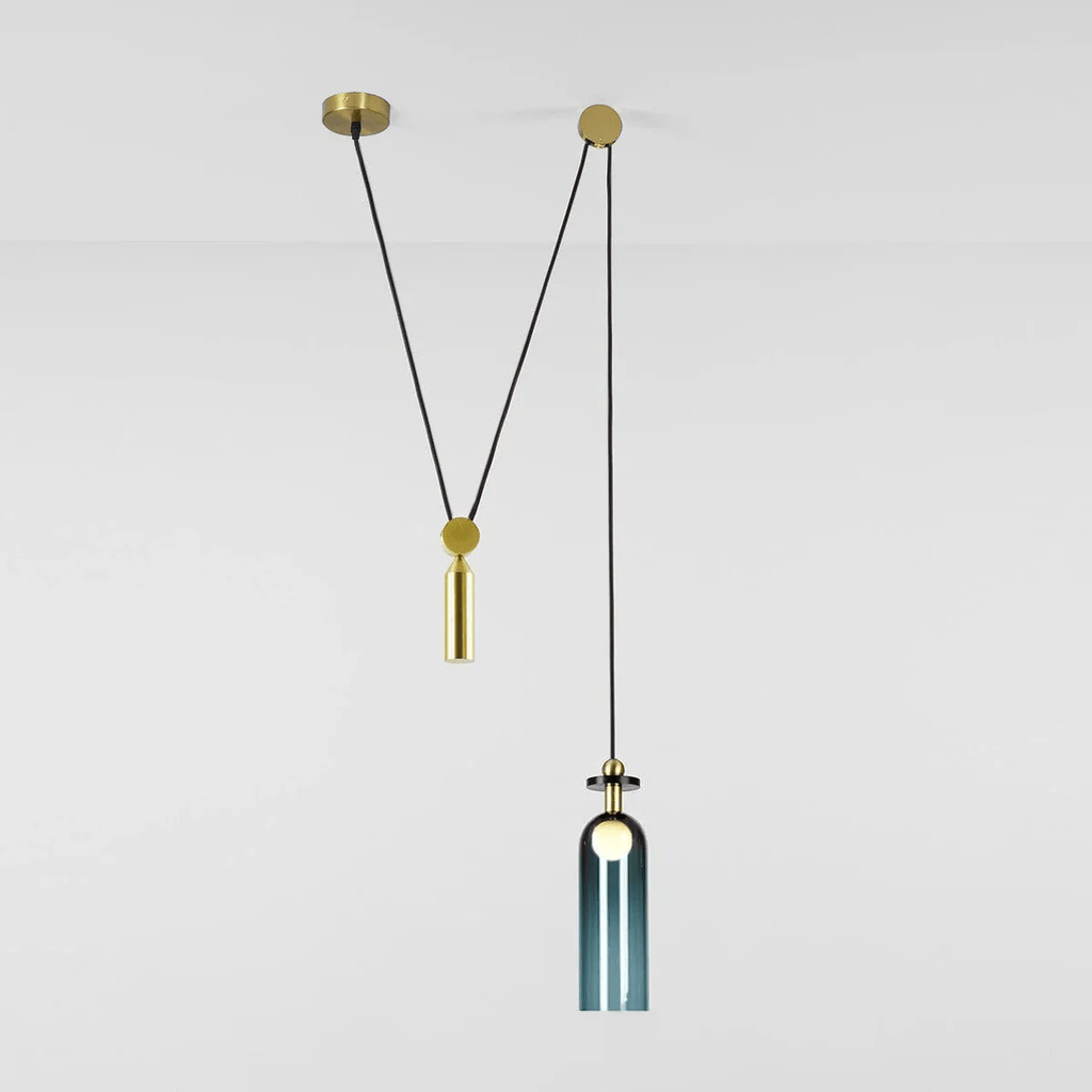 Moderne geometrische Pendelleuchte der Shape-Up-Serie