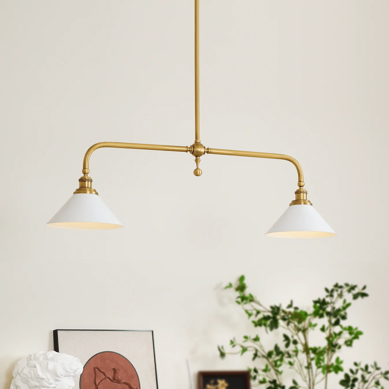 Bridgemont 吊灯——双灯，40.1″、47.2″、55.1″
