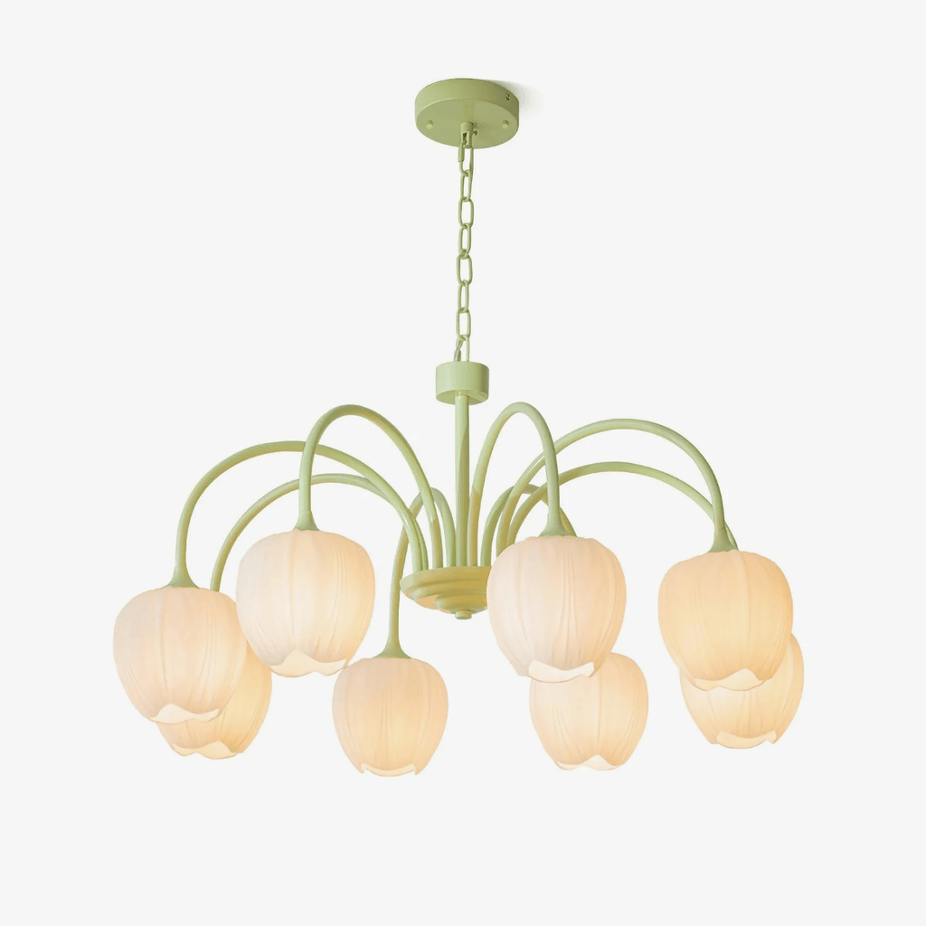 VKL-1002 Tulip Matcha Chandelier