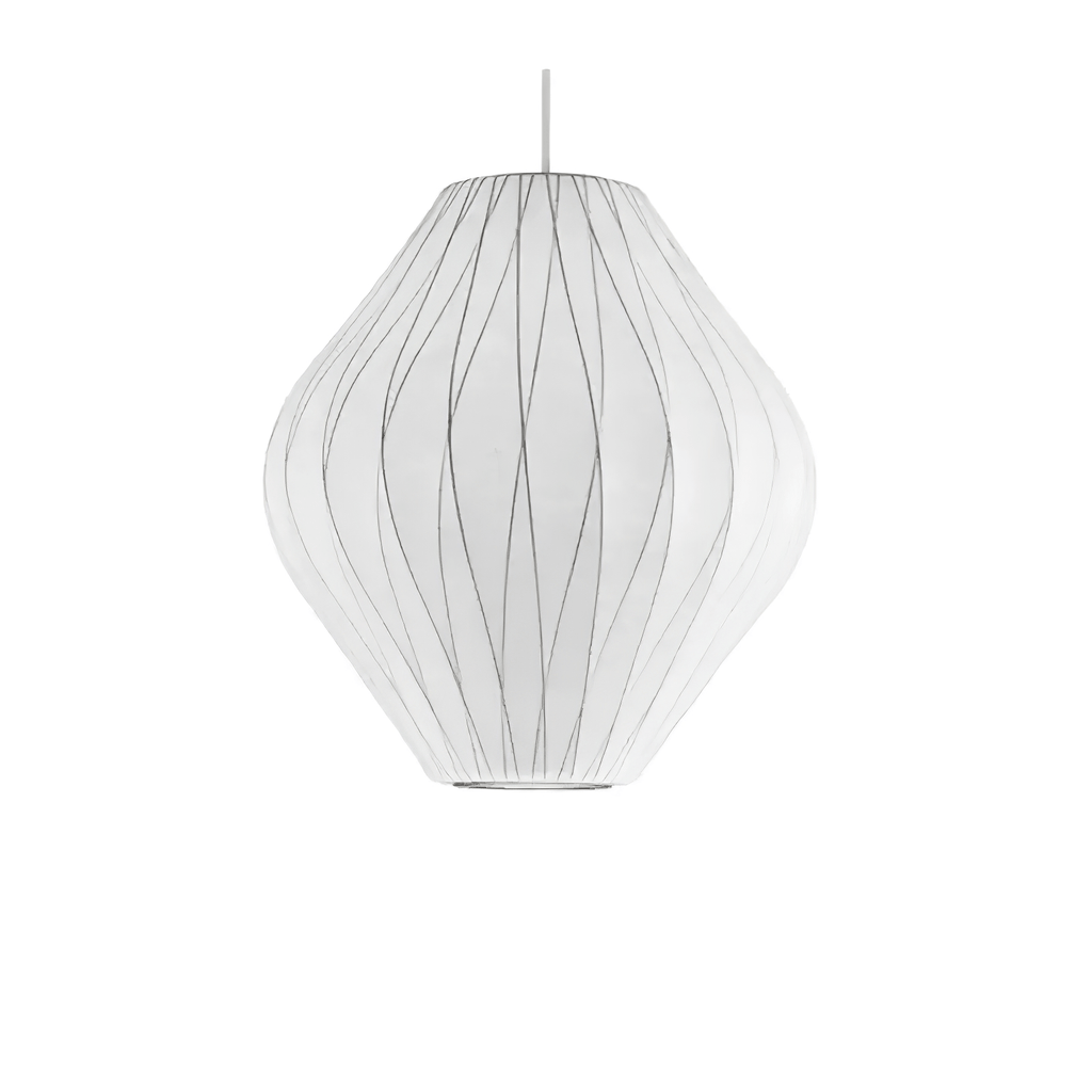 Bubble Mulberry Silk Pendant Lamp - Vakkerlight