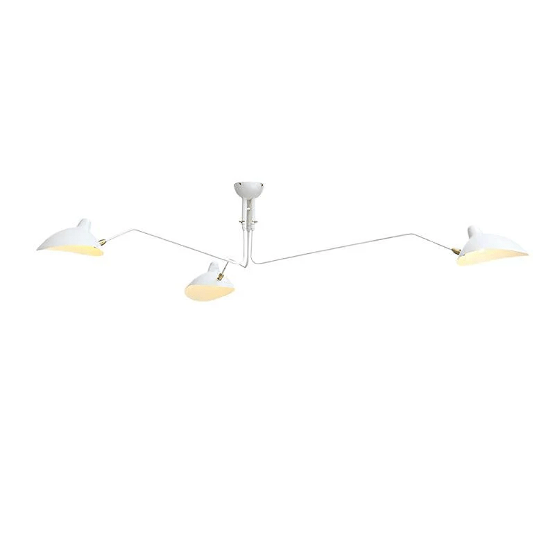 Skulptural taklampa med tre armar A