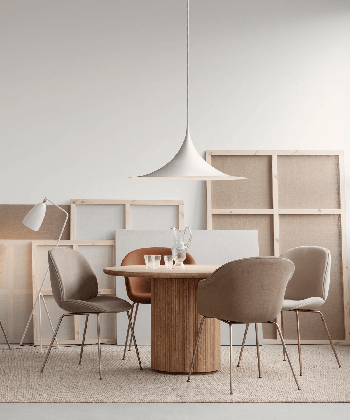 Semi Arched Pendant Light