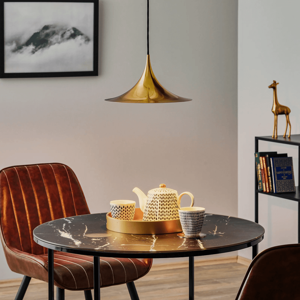 Semi Arched Pendant Light