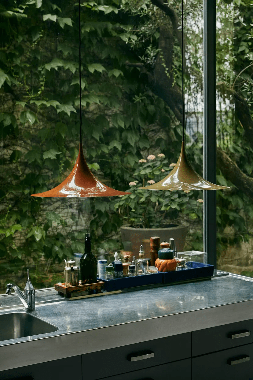 Semi Arched Pendant Light