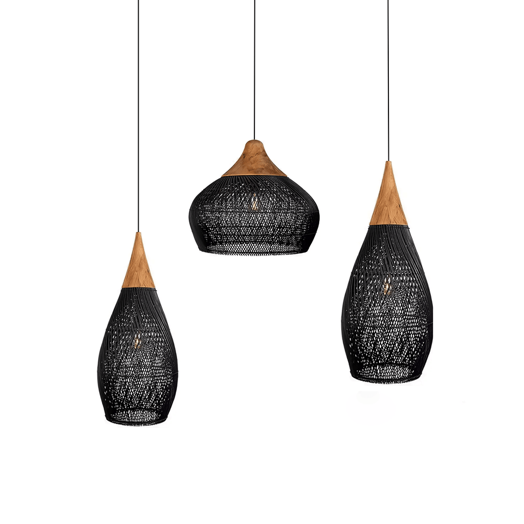 Braided Rattan Pendant Lamp - Vakkerlight