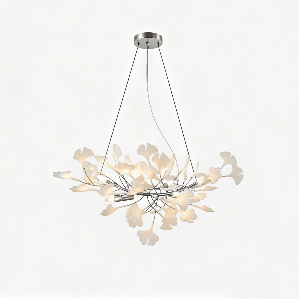 Horizon Bloom Gingko Chandelier – Organic Sculptural Branch Design