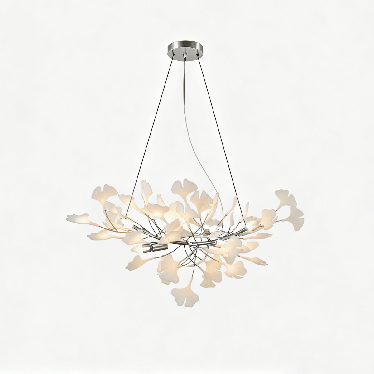 Horizon Bloom Gingko Chandelier – Organic Sculptural Branch Design