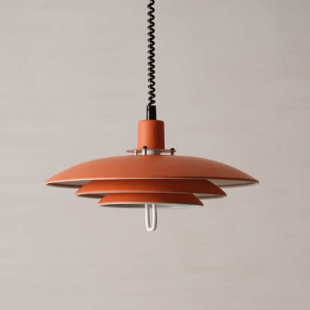 Lampă suspendată Poul — design cu trei abajururi concentrice