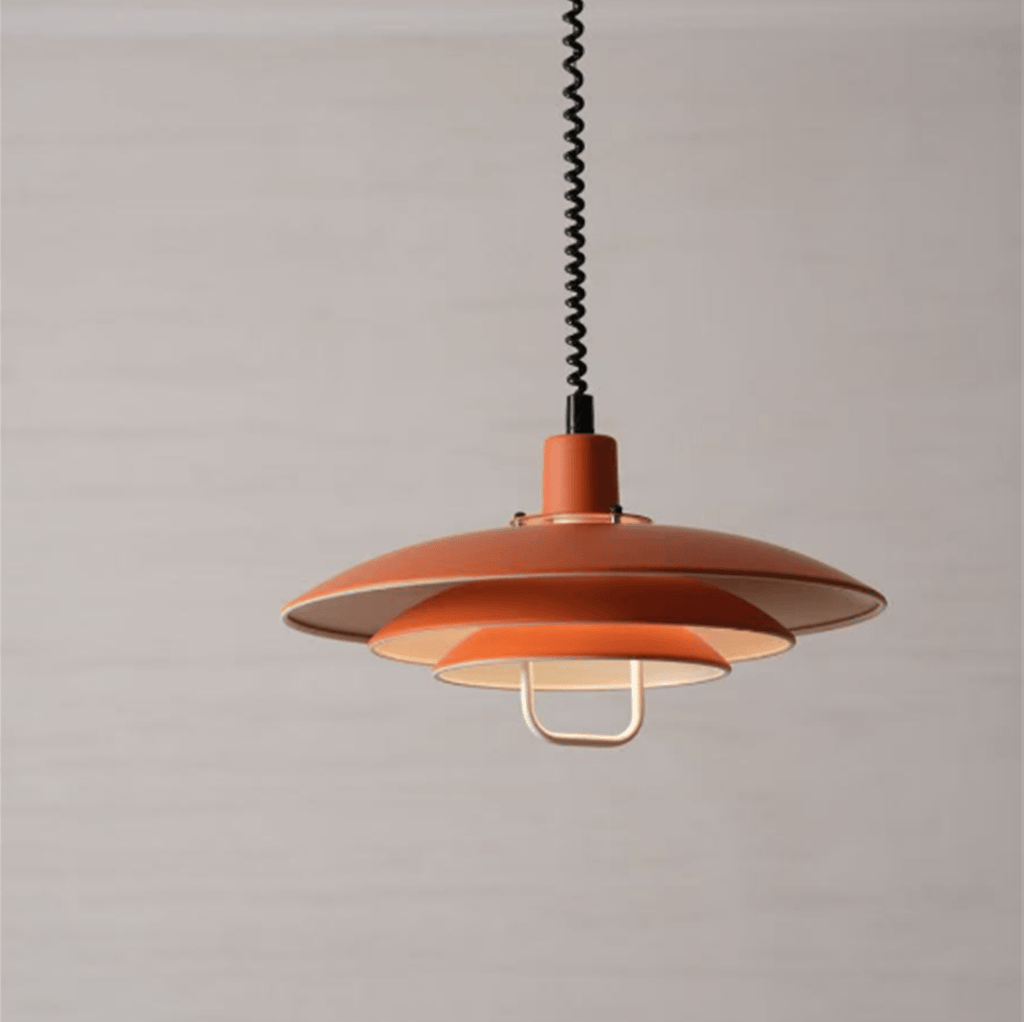 Lampă suspendată Poul — design cu trei abajururi concentrice