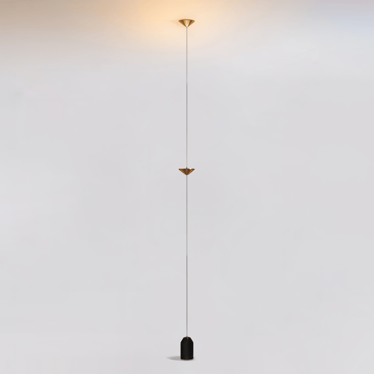 Soreluna 3- oder 4-flammige Stehlampe — Gold & Schwarz