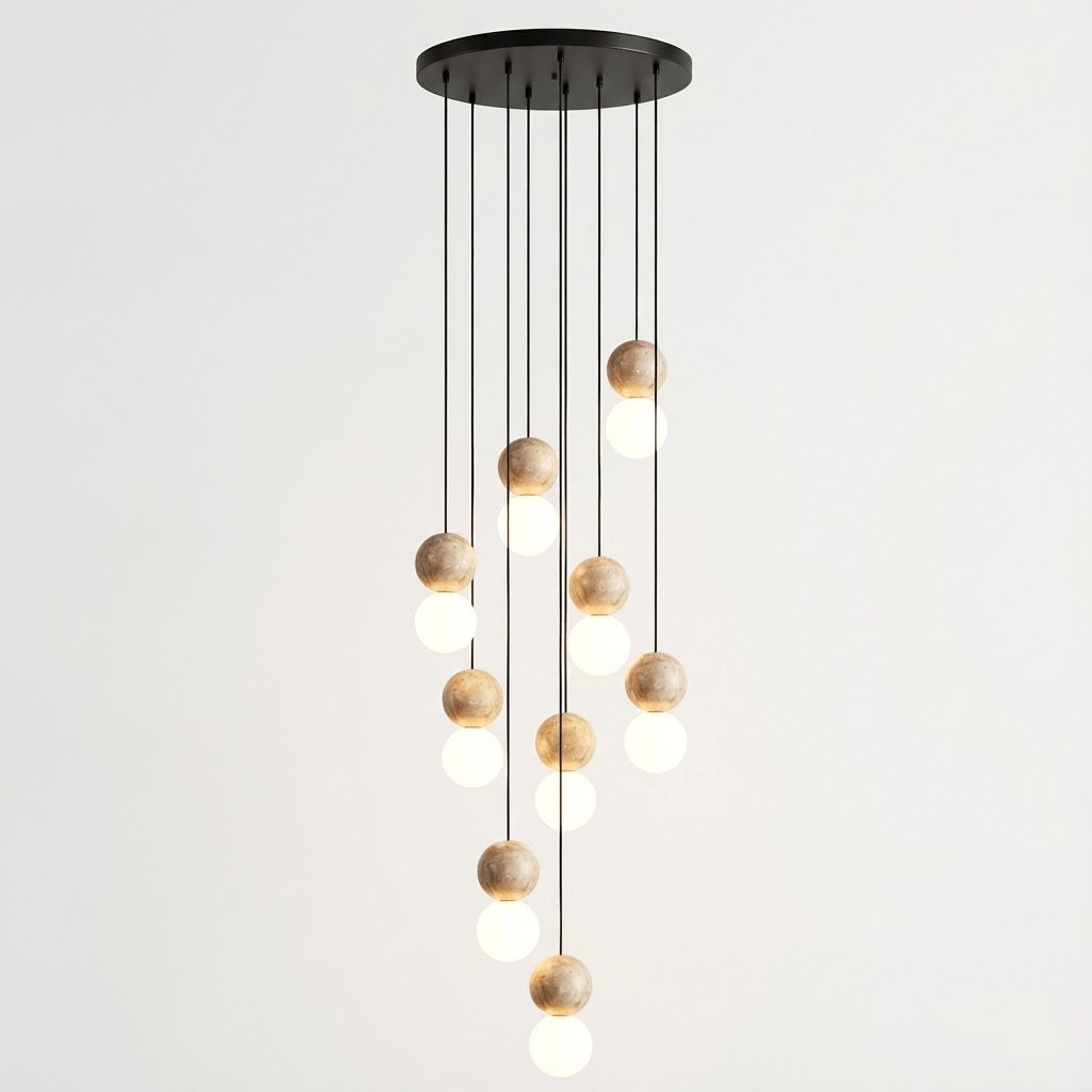 Camille Travertine Pendant Light - Vakkerlight