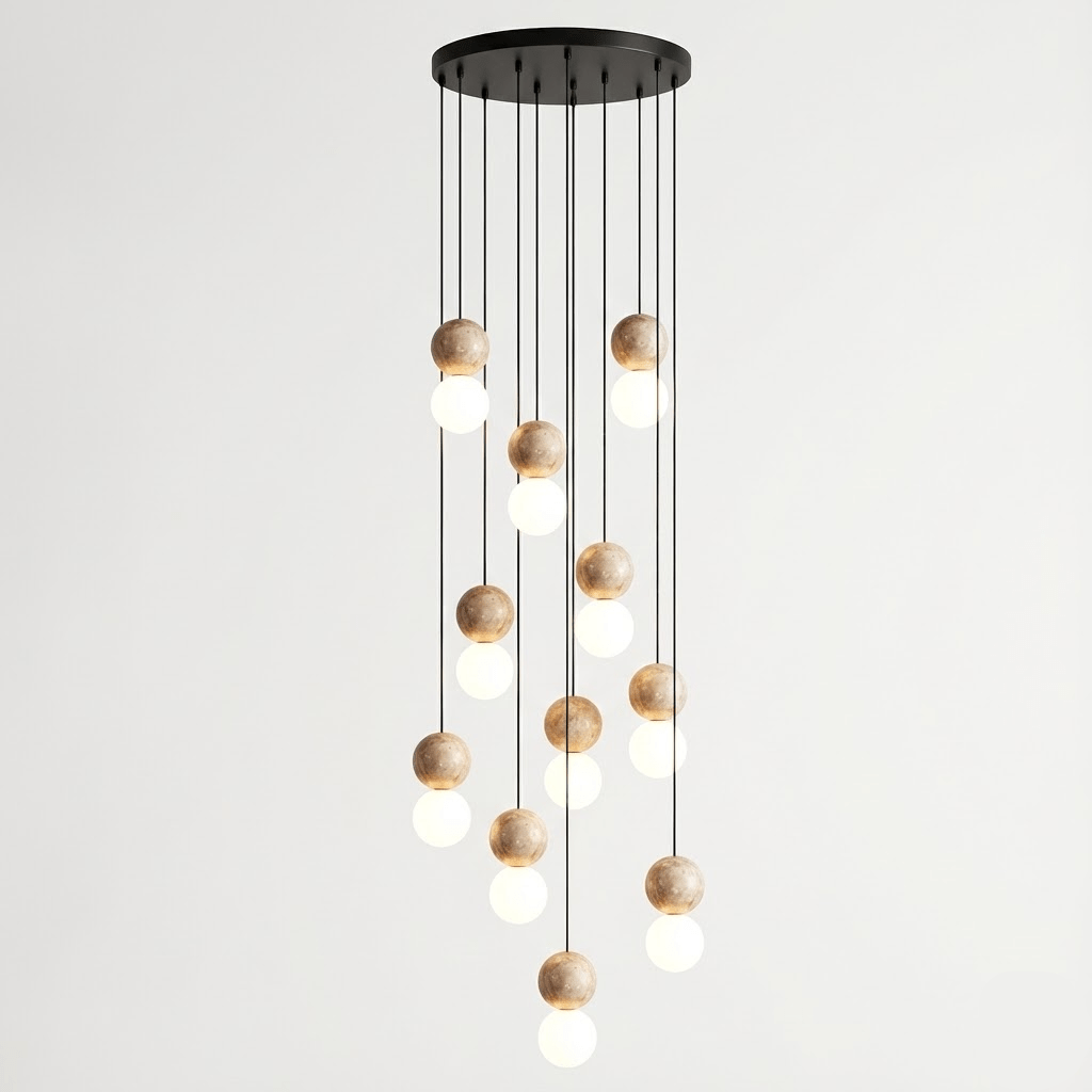 Camille Travertine Pendant Light - Vakkerlight