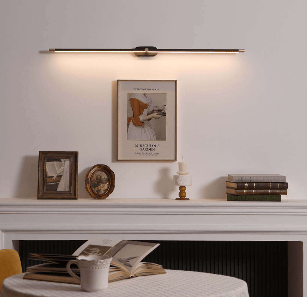Minimalistische lineare Wandleuchte – wiederaufladbar, kabellos