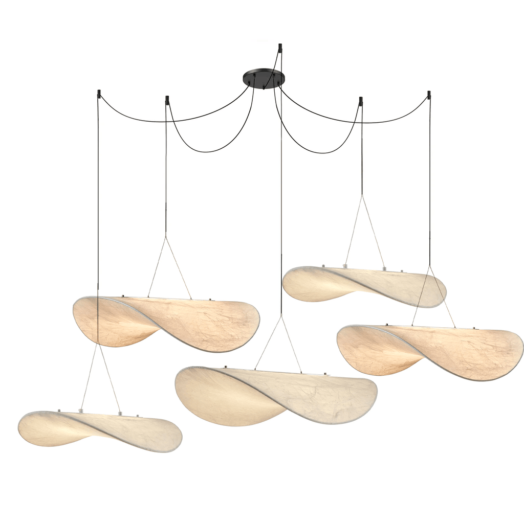 Tense Silk Pendant Light - Vakkerlight