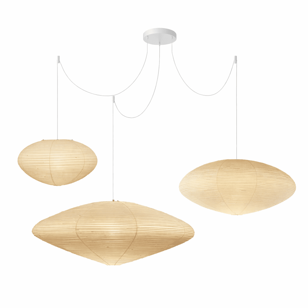 Washi Paper 15A 21A 26A Pendant Light - Vakkerlight