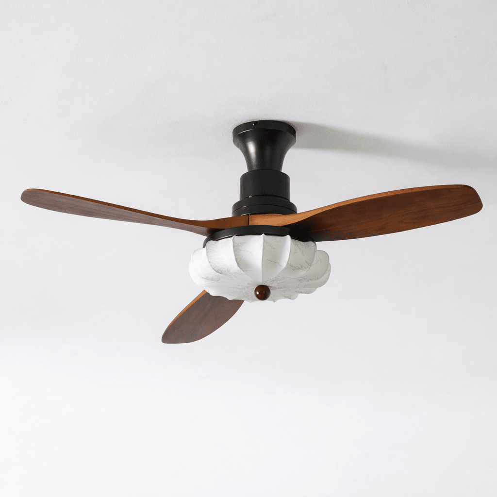 Lotus Bloom Ceiling Fan Light - Vakkerlight